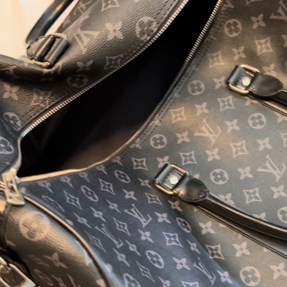 Louis Vuitton Keepall Bandouliere Bag Damier Cobalt 55 - Picture 2 of 4